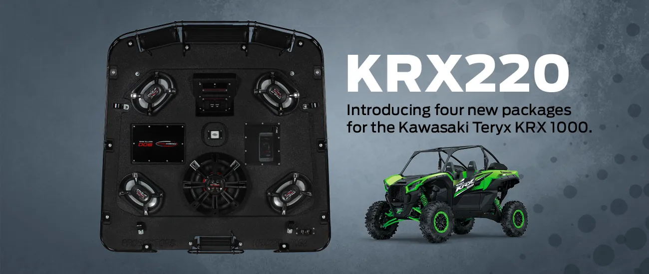 Introducing four new packages for the Kawasaki Teryx KRX 1000.